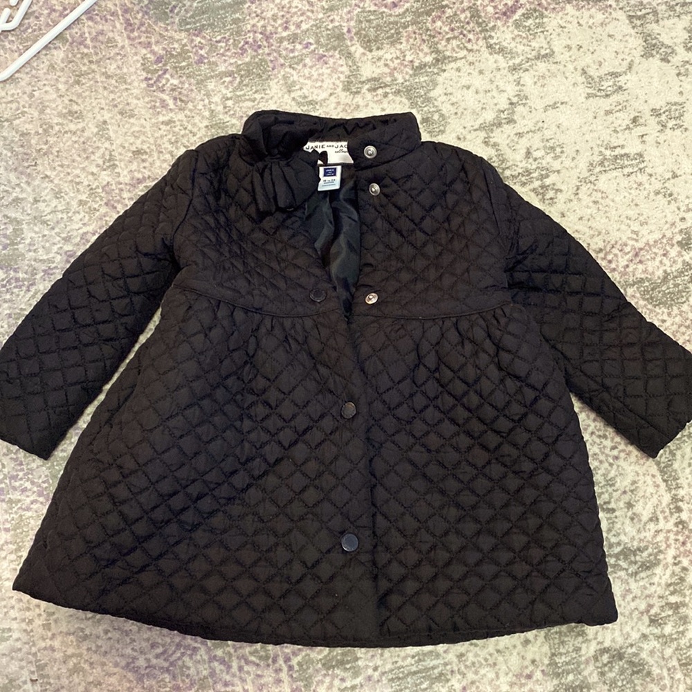 Janie and Jack BOW QUILTED JACKET 18-24 months